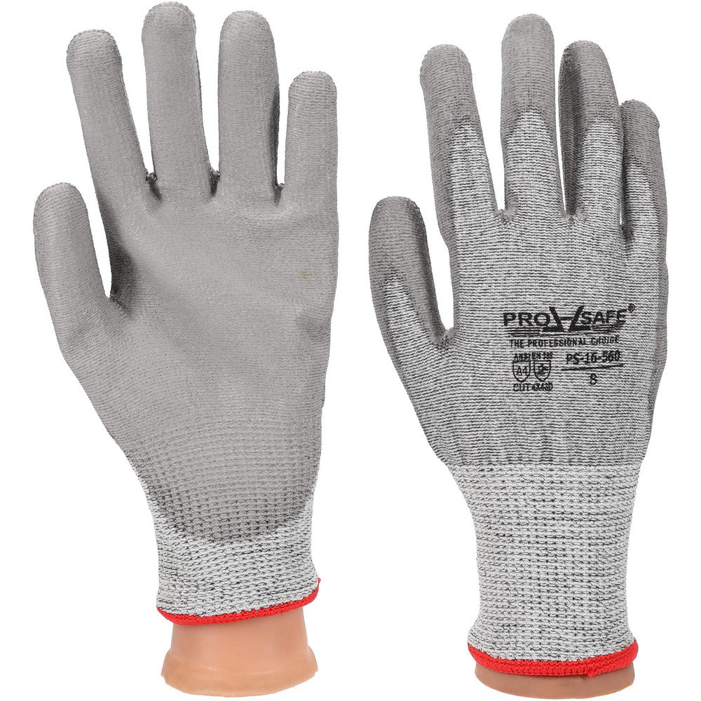 PRO-SAFE PS-16-560/S Cut-Resistant Gloves PRO-SAFE G-Tek PolyKor, Size Small, ANSI Cut A4, Polyurethane, Dyneema