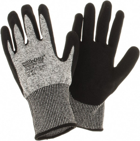 PRO-SAFE PS-16-350/XL Cut-Resistant Gloves PRO-SAFE G-Tek PolyKor, Size X-Large, ANSI Cut A4, Nitrile, Dyneema