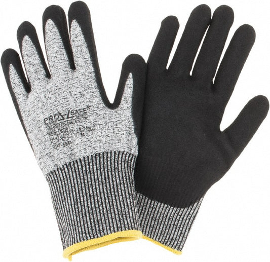 PRO-SAFE PS-16-350/M Cut-Resistant Gloves PRO-SAFE G-Tek PolyKor, Size Medium, ANSI Cut A4, Nitrile, Dyneema