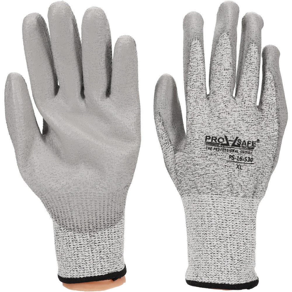 PRO-SAFE PS-16-530/XL Cut-Resistant Gloves PRO-SAFE G-Tek PolyKor, Size X-Large, ANSI Cut A2, Polyurethane, Dyneema