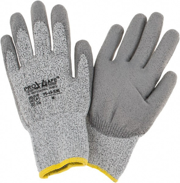 PRO-SAFE PS-16-530/M Cut-Resistant Gloves PRO-SAFE G-Tek PolyKor, Size Medium, ANSI Cut A2, Polyurethane, Dyneema
