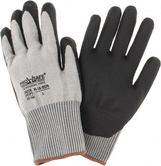 PRO-SAFE PS-16-X570/L Cut-Resistant Gloves PRO-SAFE Size Large, ANSI Cut A4, NeoFoam, Dyneema