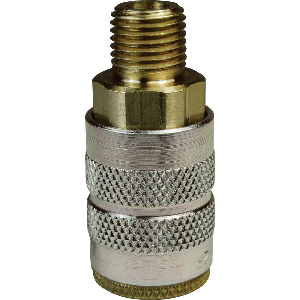 Dixon Valve & Coupling 2FM2-B Pneumatic Hose Fittings & Couplings Type Coupler  Coupling Type Coupler  Interchange Type Industrial  Thread Type Male NPTF  Coupler Size 0.25  Material Brass