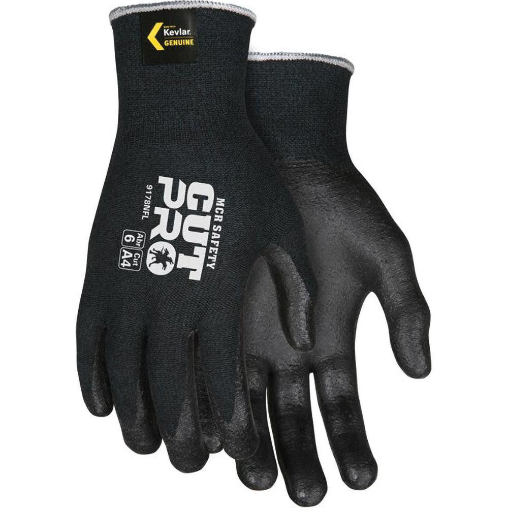 MCR Safety 9178NFXXXL Cut, Puncture & Abrasion-Resistant Gloves Cut Pro 9178NF, Size 3X-Large, ANSI Cut A4, ANSI Puncture 2, Foam Nitrile, Kevlar