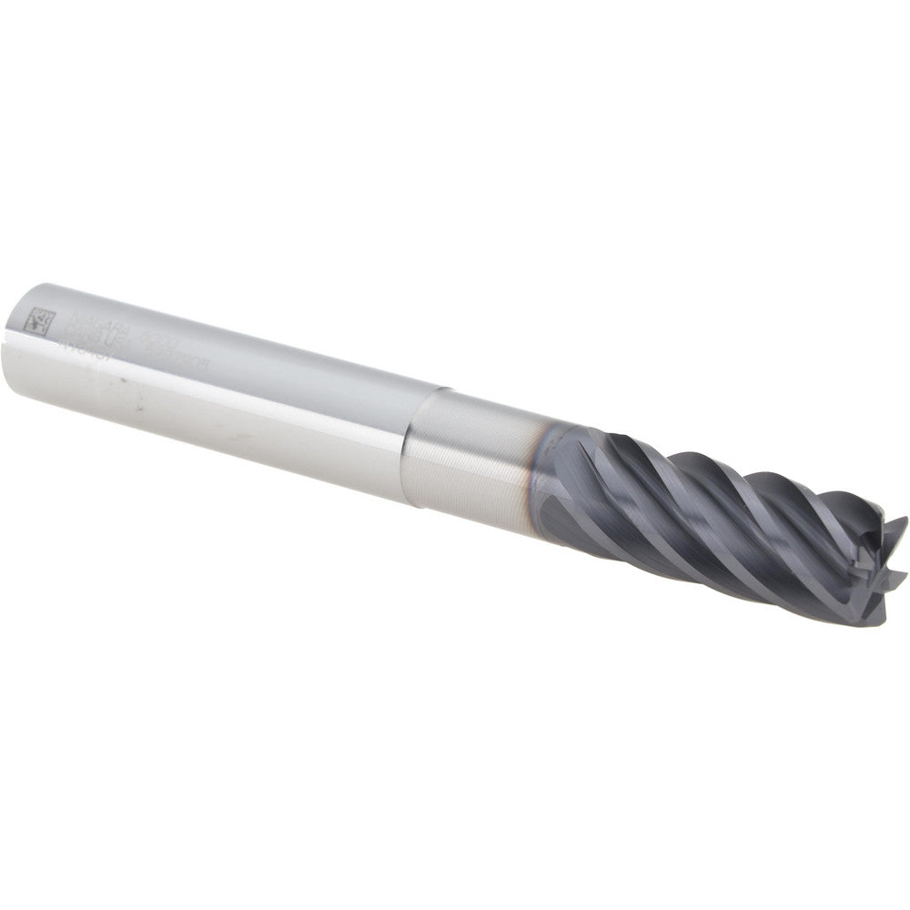 Seco 03115959 Corner Radius End Mill 1/2" Dia, 1-1/8" LOC, 0.0300" Radius, 6 Flute, Solid Carbide