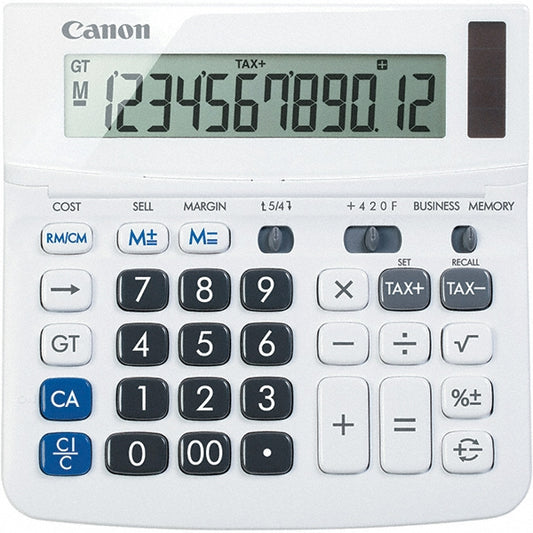 Canon CNM0633C001 12-Digit LCD 12 Function Portable Calculator