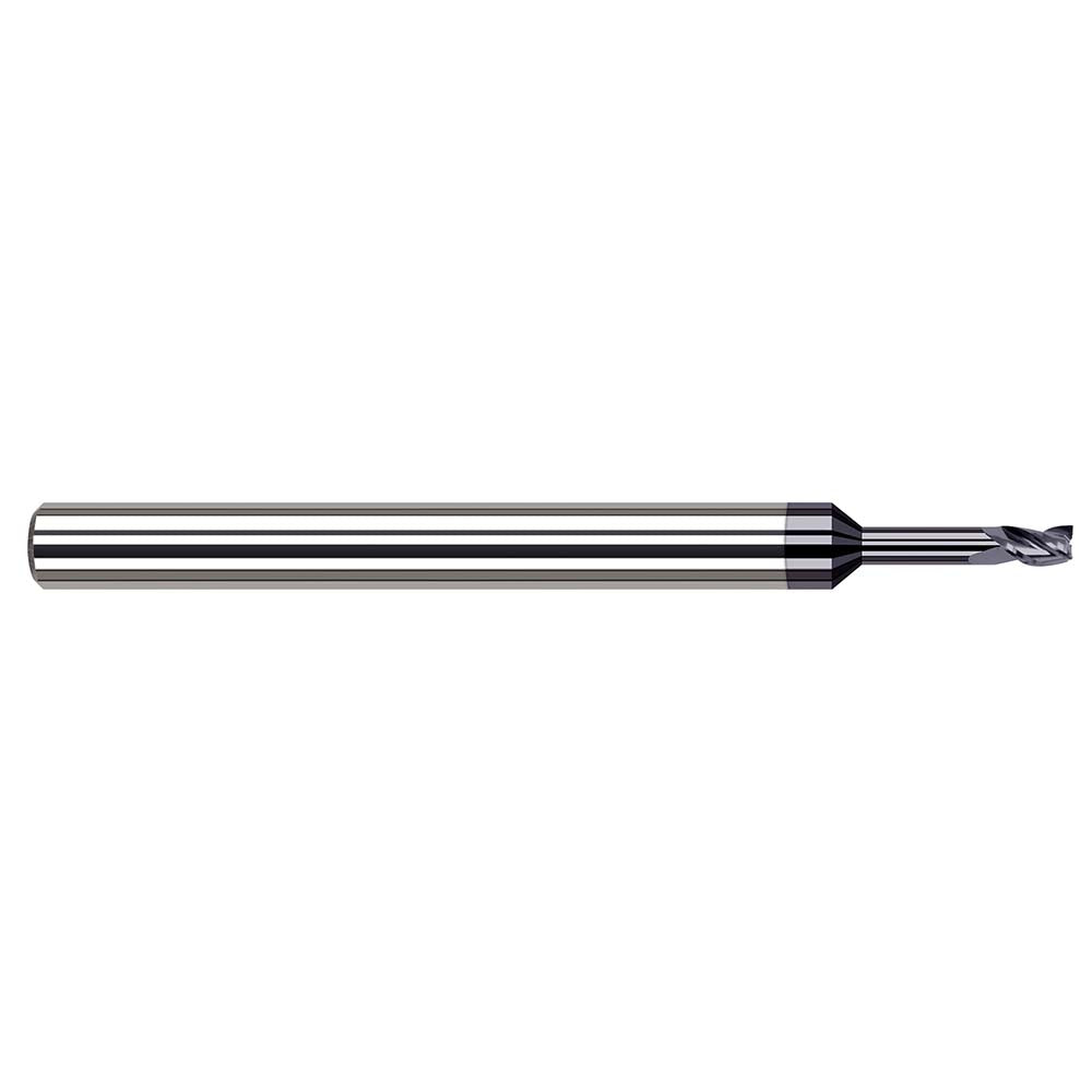 Harvey Tool 33312-C3 Square End Mill 3/16" Dia, 9/32" LOC, 3 Flute, Solid Carbide
