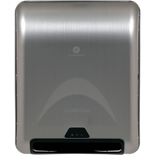 Georgia Pacific 59466A Enmotion 8" Recessed Automated Touchless Paper Towel Dispenser, Stainless Steel
