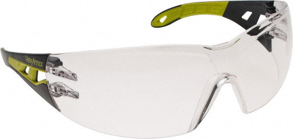 HexArmor 11-10004-05 Safety Glass Anti-Fog, Polycarbonate, Clear Lenses, Frameless