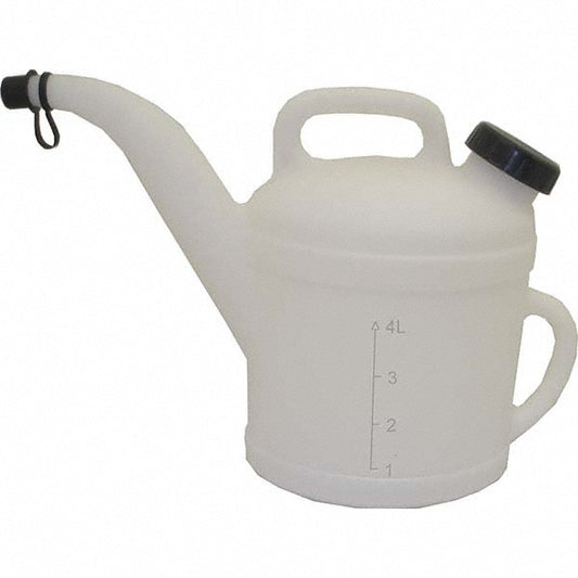 Funnel King 32375 Can & Hand-Held Oilers Oiler Type Measure Oiler  Pump Material Polyethylene  Body Material Polyethylene  Color White  Spout Type Rigid  Spout Length 11-3/4 in