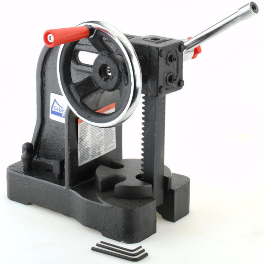 Gibraltar 805-10102 Pneumatic Arbor Press 1" Ram, 4" Throat Depth, 1 Ton Pressure, 8" Stroke, 6" Max Work Height