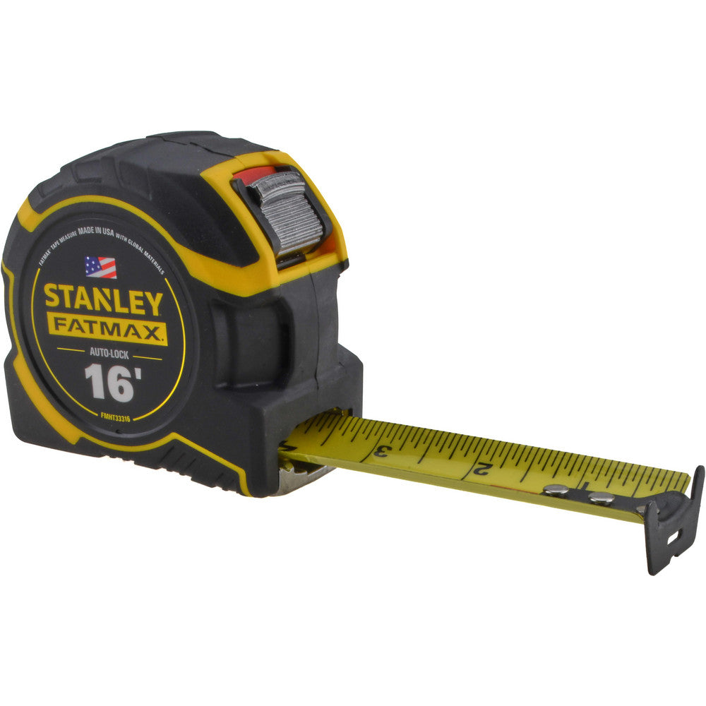 Stanley FMHT33316S Tape Measure 16' Long, 1-1/4" Width, Black & Yellow Blade