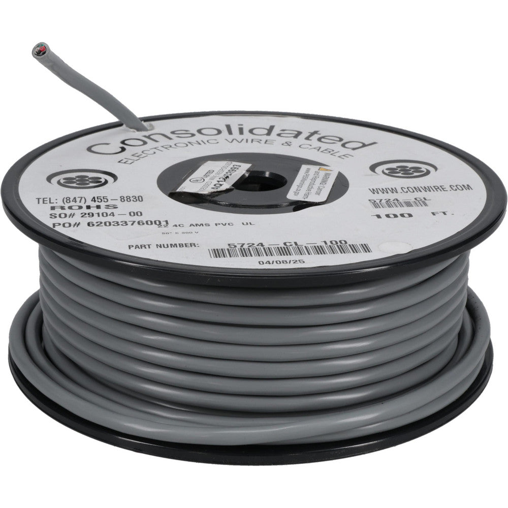 Value Collection 5724-CL-100 22 AWG, 4 Wire, 100' OAL Shielded Automation & Communication Cable