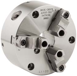 Buck Chuck Company B8123 Self-Centering Manual Lathe Chuck 3-Jaw,  12" Dia
