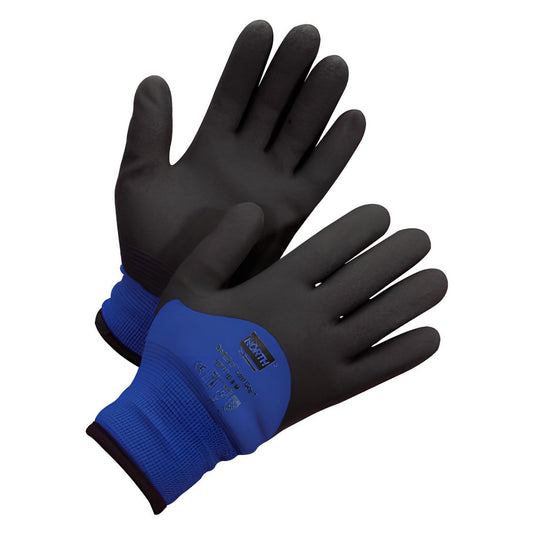 North NF11HD/9L General Purpose Work Gloves Large, Polyvinylchloride Coated, Nylon