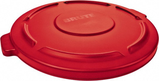 Rubbermaid FG263100RED Trash Can & Recycling Container Lid Round, For 32 gal Trash Can