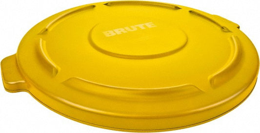 Rubbermaid FG263100YEL Trash Can & Recycling Container Lid Round, For 32 gal Trash Can