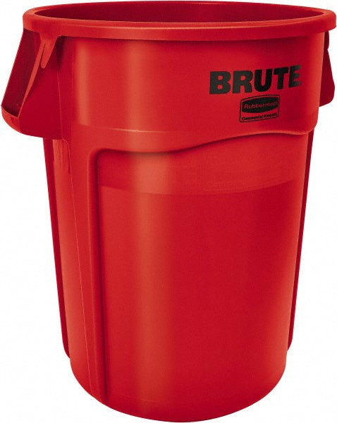 Rubbermaid FG263200RED BRUTE 32 Gal Vented Trash Container, Red