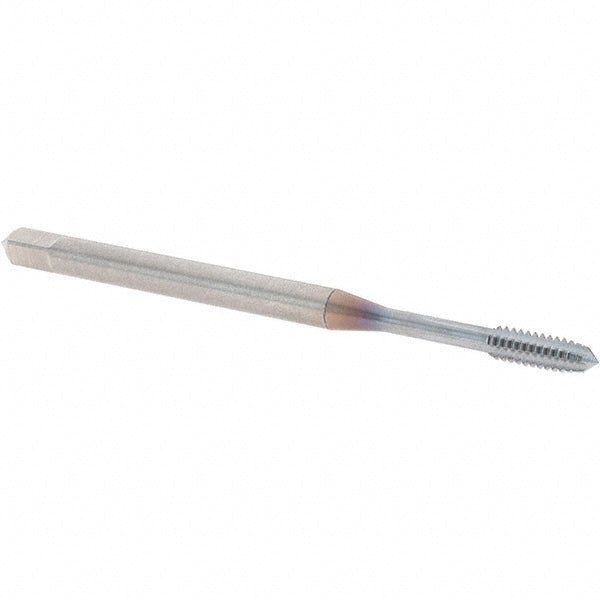OSG 3110108 Straight Flute Tap #4-40 UNC, 4 Flutes, Modified Bottoming, 2B Class of Fit, Solid Carbide, TiCN Coated