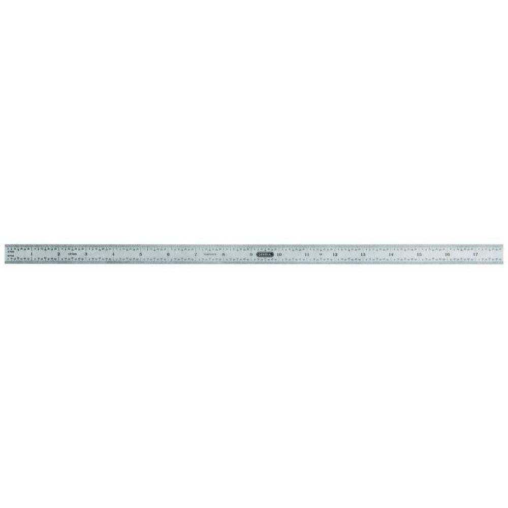 General CF1845 Steel Rule 18" OAL, 5R Graduation, Flexible, 3/4" OAW