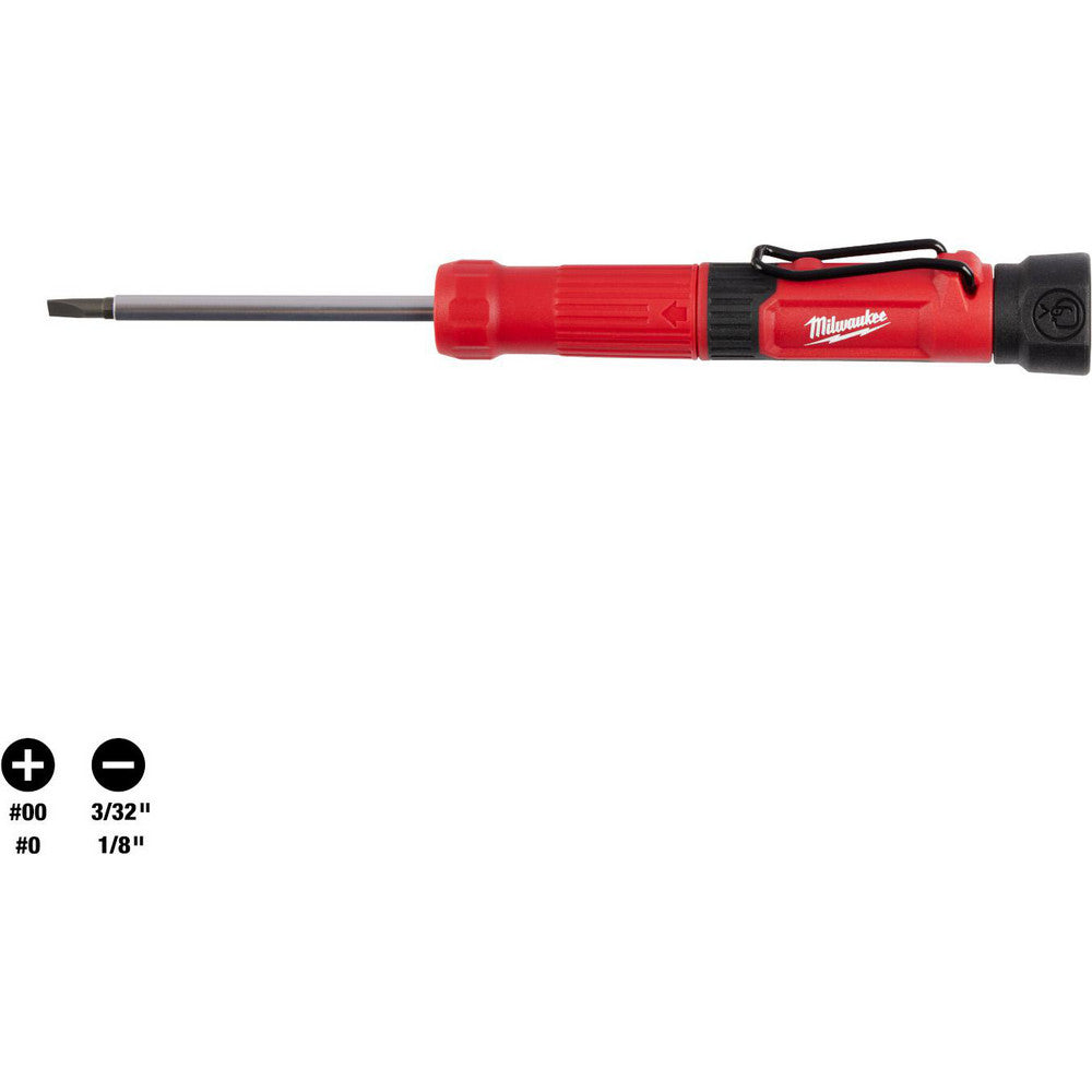 Milwaukee Tool 48-22-2932 Bit Screwdrivers Type Combination  Tip Type Phillips Slotted  Handle Type Non-Slip Grip  Overall Length (Decimal Inch) 6.5  Handle Length (Inch) 4.0000  Insulated No