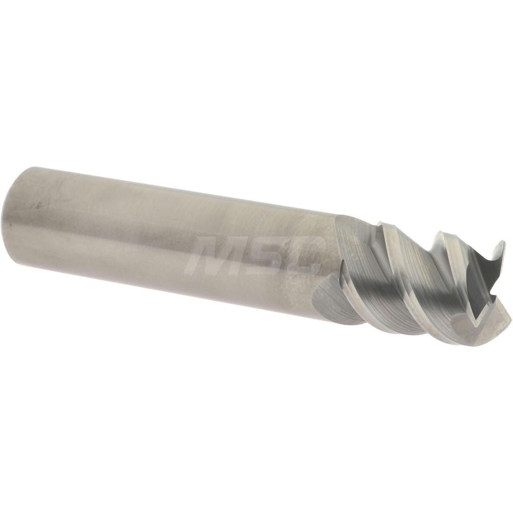 Accupro 2500315 Square End Mill 1/2" Dia, 5/8" LOC, 3 Flute, Solid Carbide