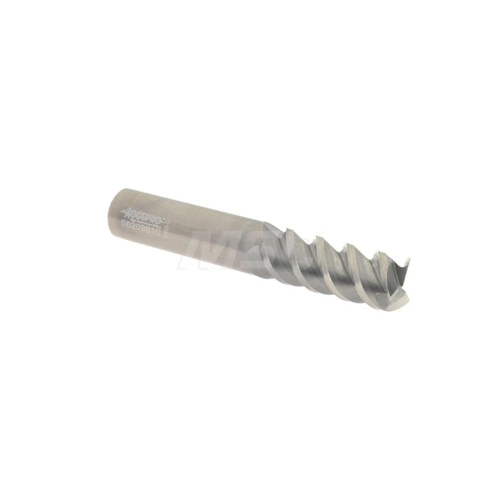 Accupro 2500185 Square End Mill 1/2" Dia, 1" LOC, 3 Flute, Solid Carbide