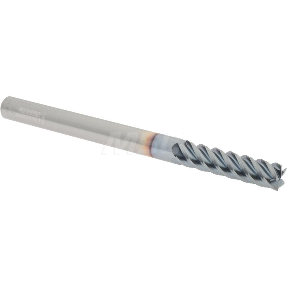 Accupro 2500109 Square End Mill 5/16" Dia, 1-1/4" LOC, 5 Flute, Solid Carbide