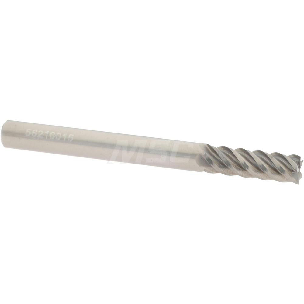 Accupro 2500317 Square End Mill 3/16" Dia, 9/16" LOC, 5 Flute, Solid Carbide