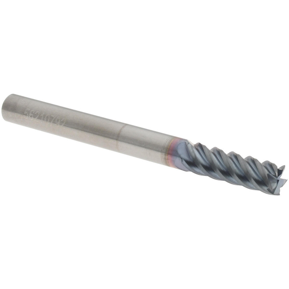 Accupro 2500222 Square End Mill 3/16" Dia, 9/16" LOC, 5 Flute, Solid Carbide