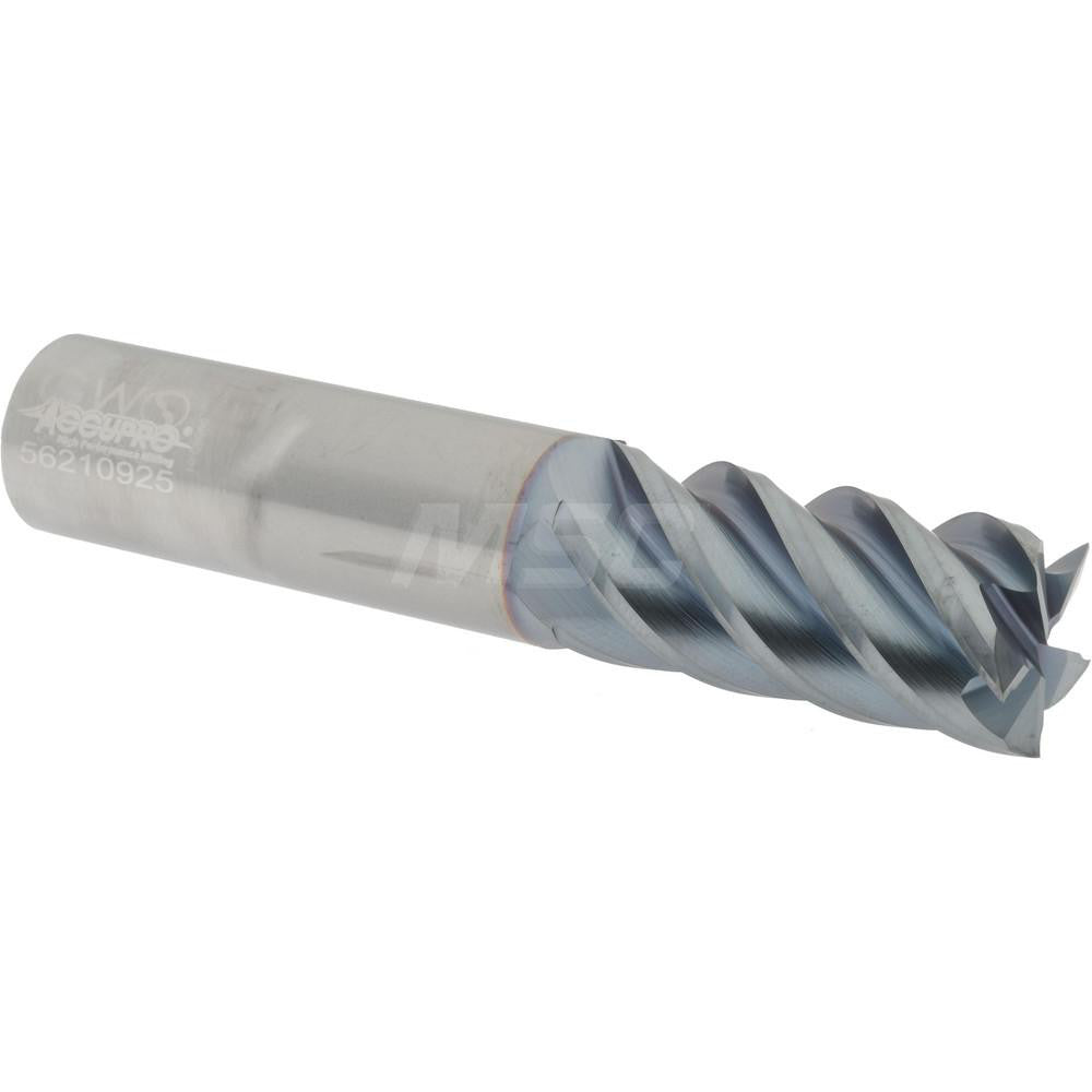 Accupro 2500173 Square End Mill 3/4" Dia, 1-5/8" LOC, 5 Flute, Solid Carbide