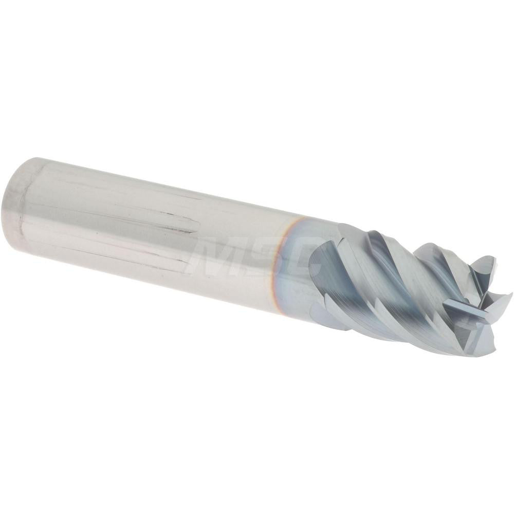 Accupro 2500100 Square End Mill 3/8" Dia, 1/2" LOC, 5 Flute, Solid Carbide
