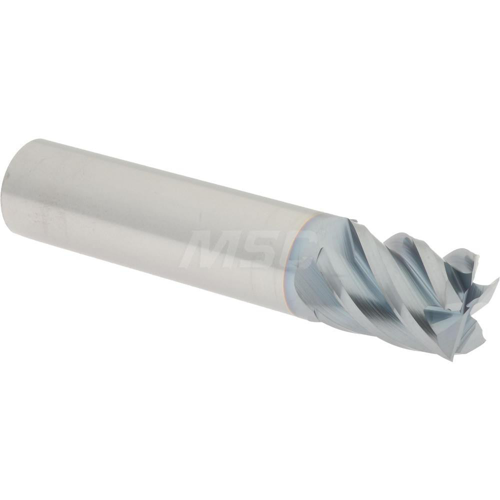 Accupro 2500084 Square End Mill 1/2" Dia, 5/8" LOC, 5 Flute, Solid Carbide
