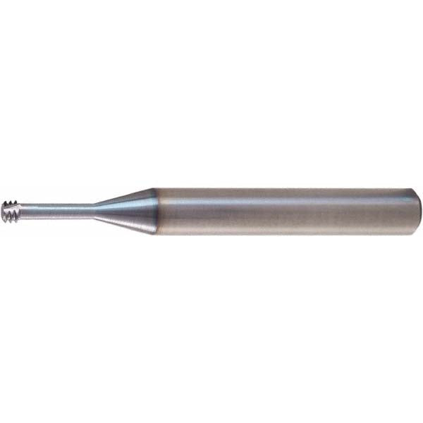 Vargus 102-80673 Helical Flute Thread Mill M2x0.4, Internal, 3 Flute, 0.2500" Shank Dia, Solid Carbide