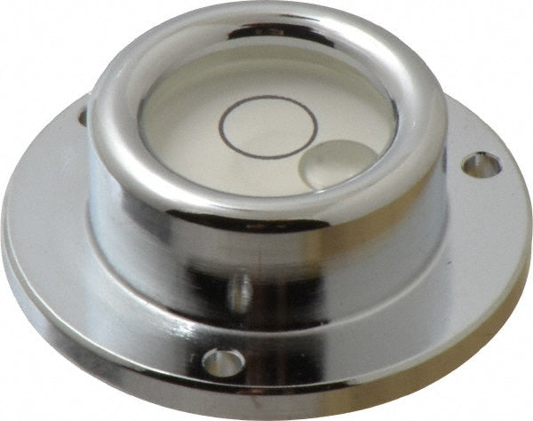 Geier & Bluhm, Inc. 2-16000 1-3/4 Inch Base Diameter x 0.63 Inch Overall Height, 1 Circle, Brass Bull's Eye Circular Level