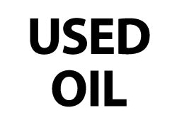 AccuformNMC M750AP Hazardous Material Label "Used Oil", Rectangle, 5" Wide, 3" High
