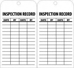 AccuformNMC RPT112G Inspection Tag Rectangle, 3" High, Unrippable Vinyl, "Danger"