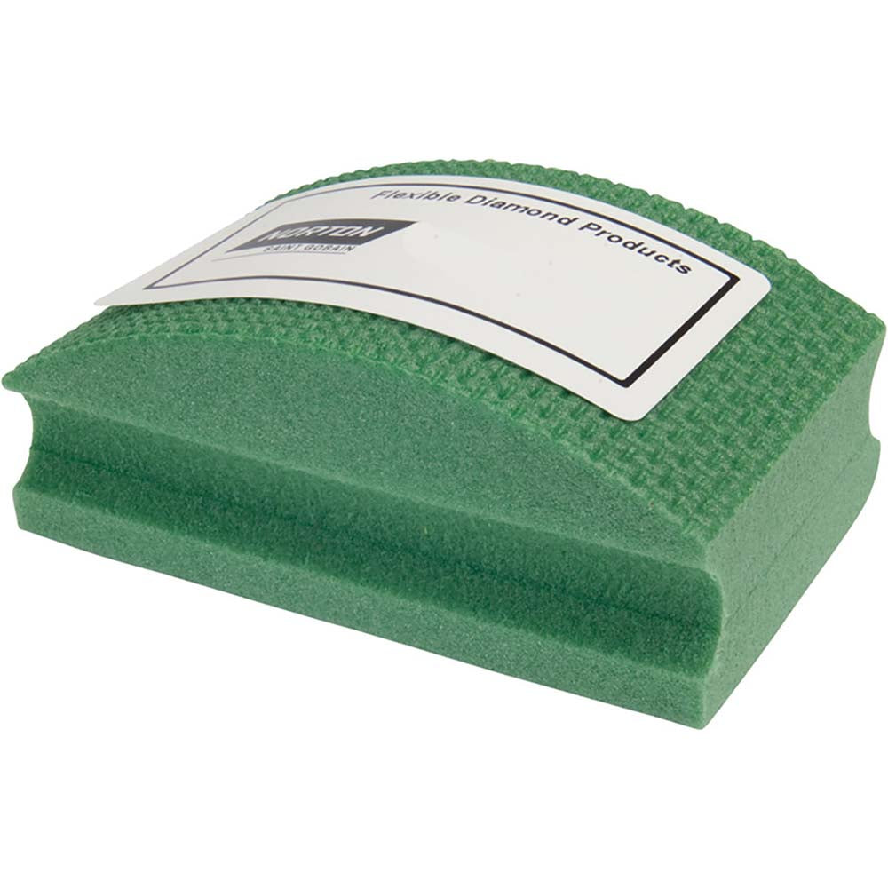 Norton 69014121517 Hand Sanding Pad 2-1/8 x 3-1/2", Coarse Grade, Diamond