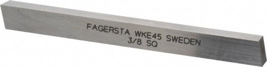 Seco 02010 Tool Bit Blank 3/8" Width, 3/8" Height, 4" OAL, WKE45, Cobalt, Square