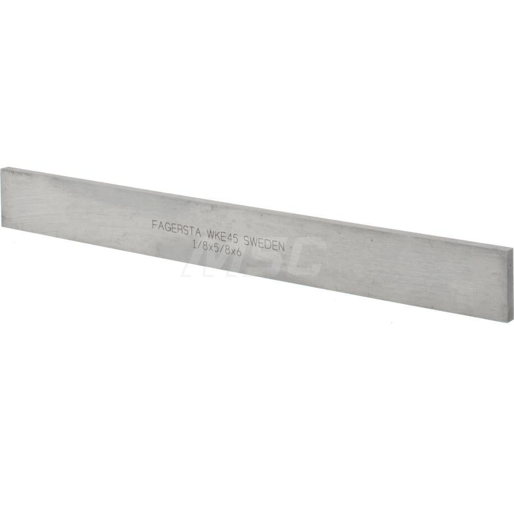 Seco 63005915 Tool Bit Blank 1/8" Width, 5/8" Height, 6" OAL, WKE45, Cobalt, Rectangle