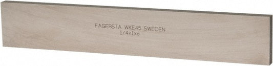 Seco 63005187 Tool Bit Blank 1/4" Width, 1" Height, 6" OAL, WKE45, Cobalt, Rectangle
