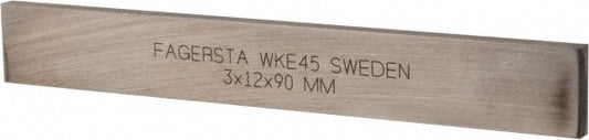 Seco 63002117 Tool Bit Blank 3 mm Width, 12 mm Height, 90 mm OAL, WKE45, Cobalt, Rectangle