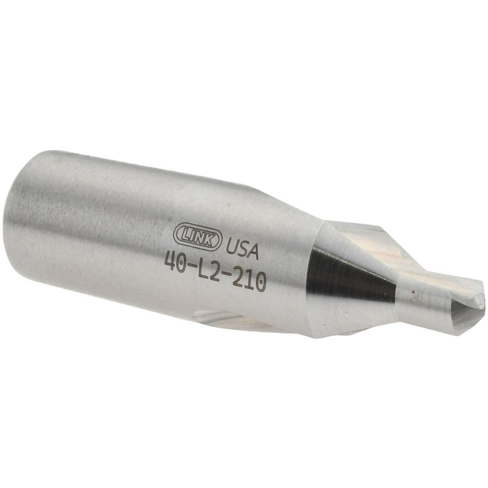 Link Industries 40-L2-210 Combo Drill & Countersink #5, 7/16" Body Dia, High Speed Steel