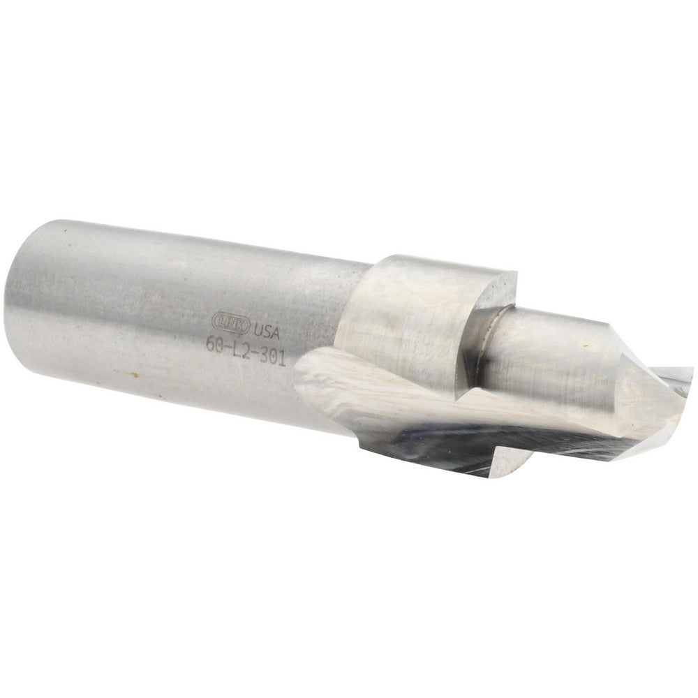 Link Industries 60-L2-301 0.532" Drill, 9/16" Pilot Length, High Speed Steel Bright Finish Combo Drill & Counterbore