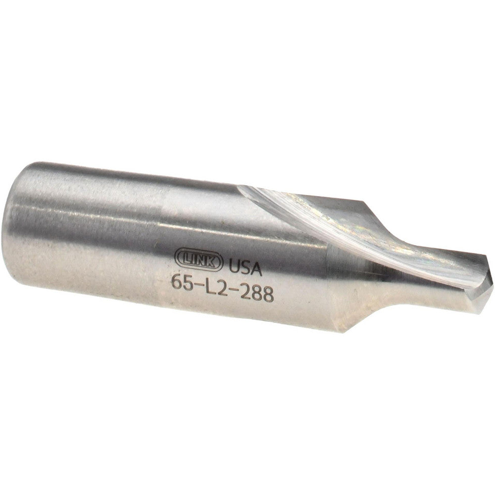 Link Industries 65-L2-288 Combo Drill & Countersink #10, 7/16" Body Dia, High Speed Steel