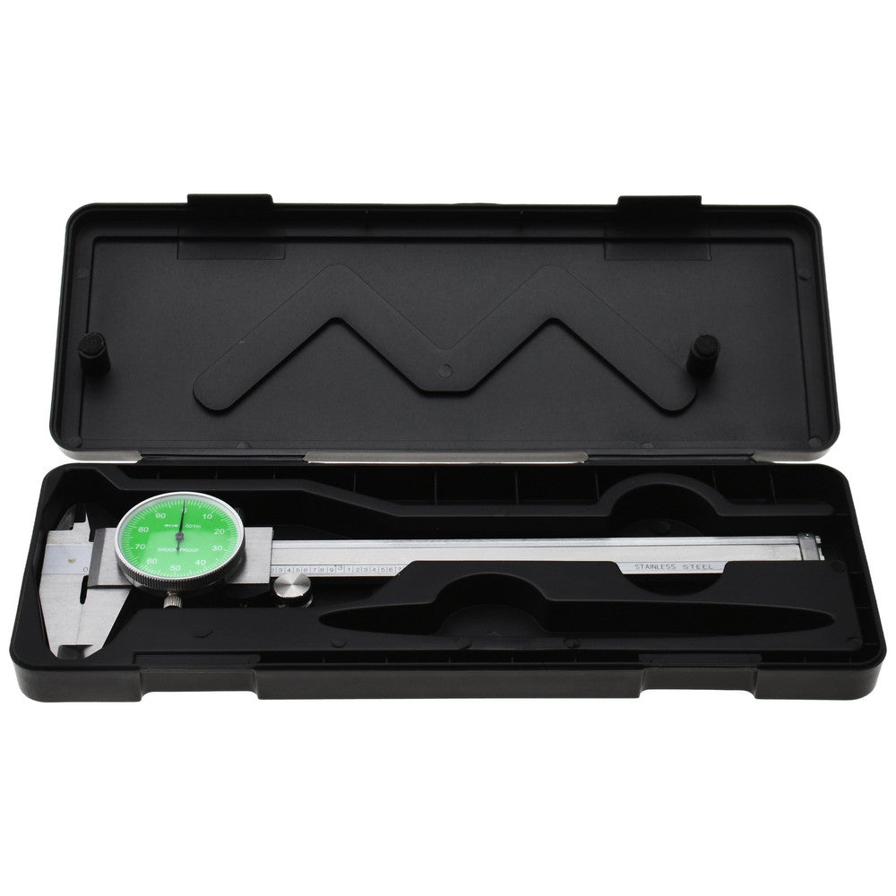 Value Collection 102-1046 Dial Caliper 6'' Range, 0.001'' Graduation, 0.1'' per Revolution