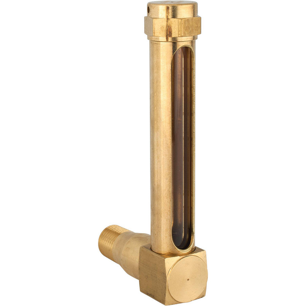 LDI Industries G152-2 1-3/8 Inch Long Sight, 1/4 Inch Thread Size, Buna-N Seal Long Elbow, Vented Oil-Level Indicators and Gauge