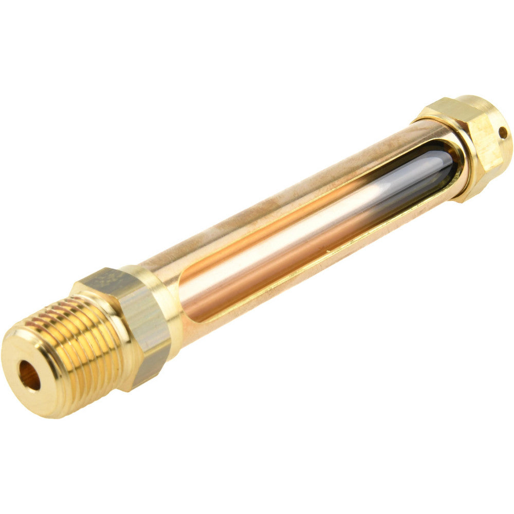LDI Industries G305-3 2-3/4 Inch Long Sight, 3/8 Inch Thread Size, Buna-N Seal Straight to Male Thread, Vented Oil-Level Indicators and Gauge