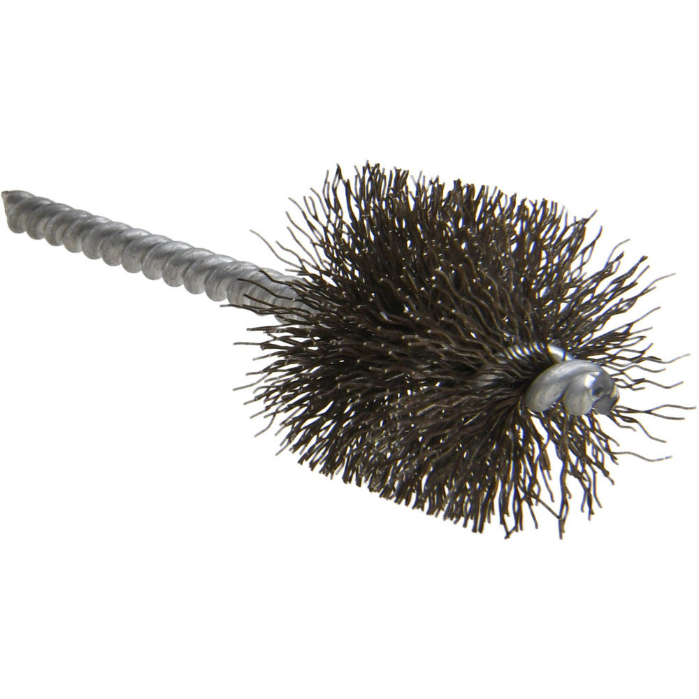 Schaefer Brush 08549-12 1" ID, 1-3/16" Brush Dia, Carbon Steel, Power Fitting & Cleaning Brush