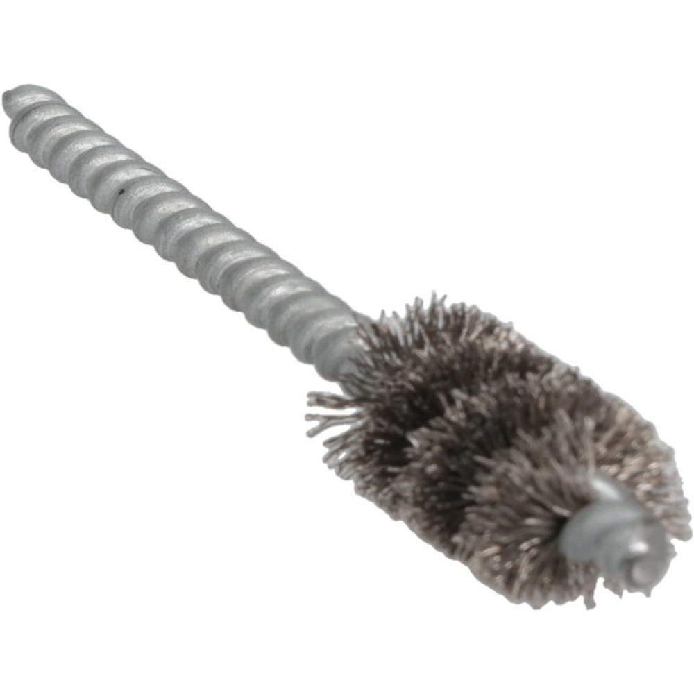 Schaefer Brush 08745-12 3/8 Inch Inside Diameter, 9/16 Inch Actual Brush Diameter, Stainless Steel, Power Fitting and Cleaning Brush